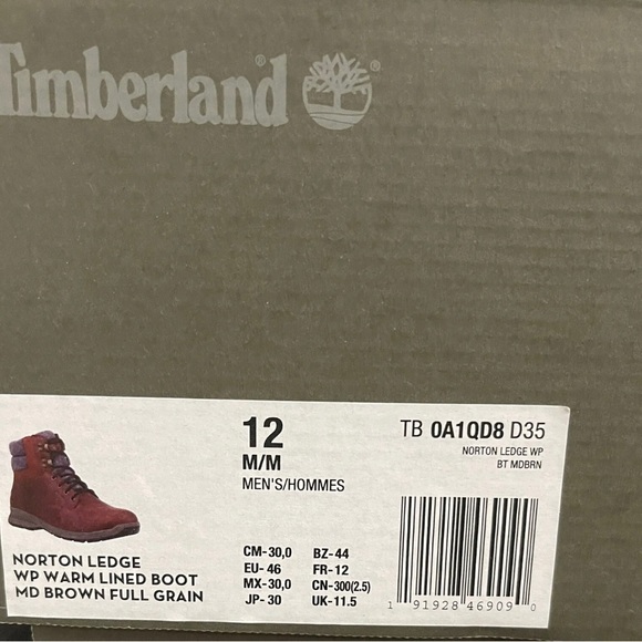 NIB MEN'S NORTON LEDGE WATERPROOF WARM-LINED BOOTS - Picture 3 of 3